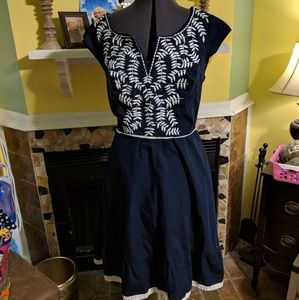 Eshakti Navy Vintage Style dress
